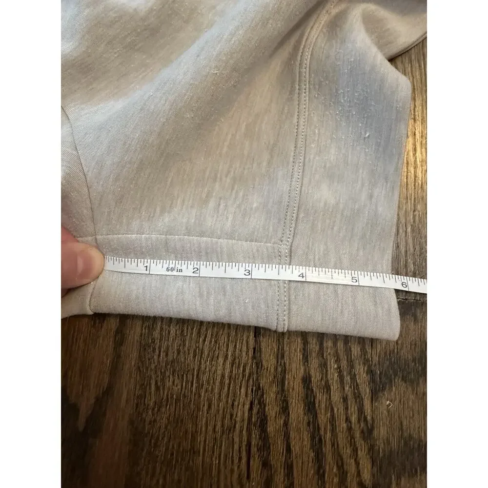ZellaSoft Luxe High Waist Knit Shorts Heather Grey 30